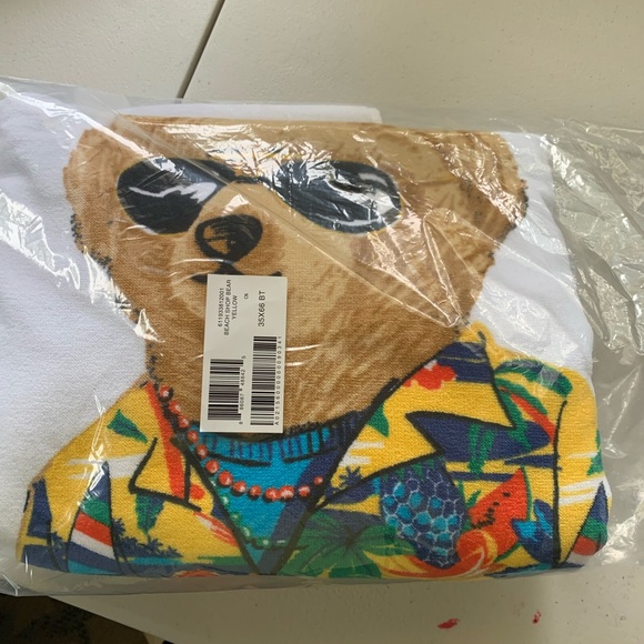 POLO RALPH LAUREN Bear Cotton Towel NWT - Picture 4 of 4